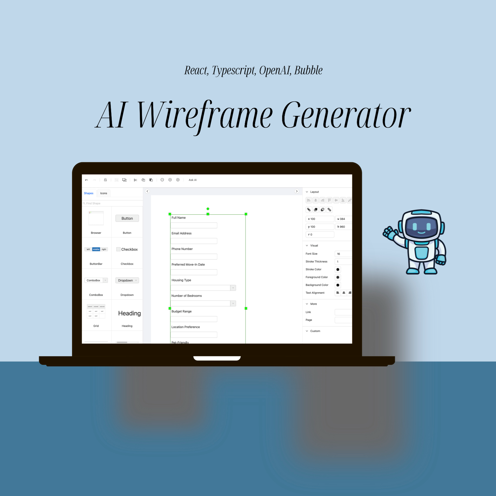 ai wireframeg enerator