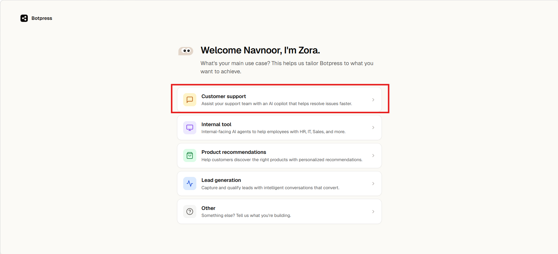 Create Botpress Account