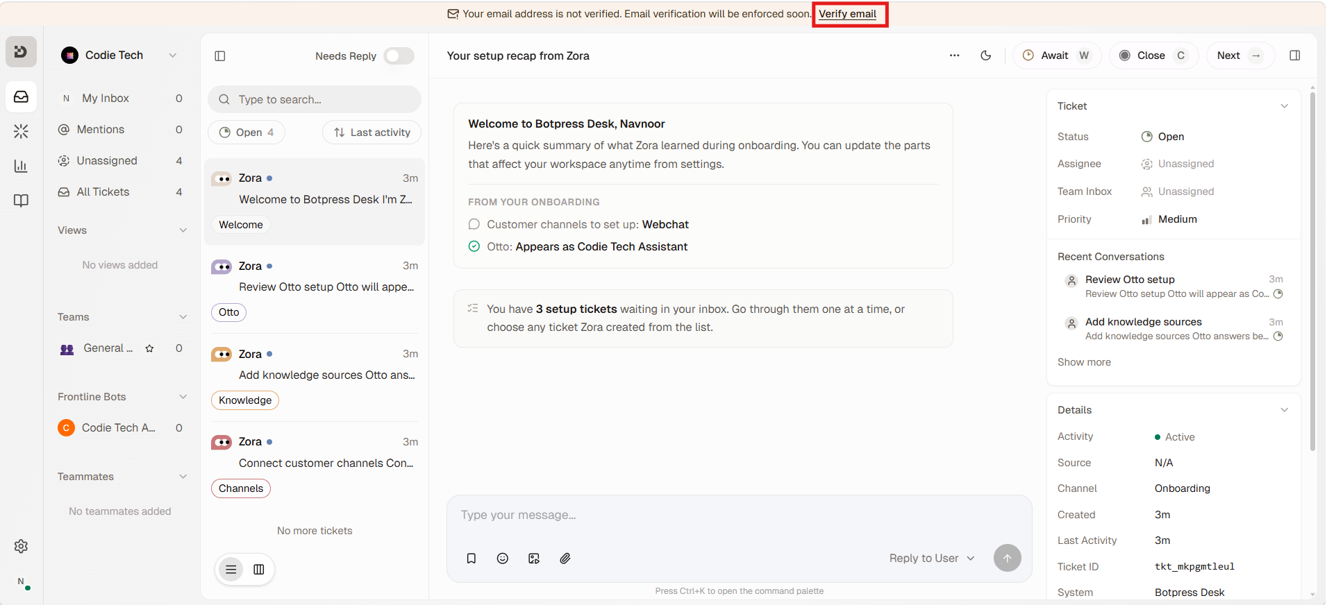 Verify Email