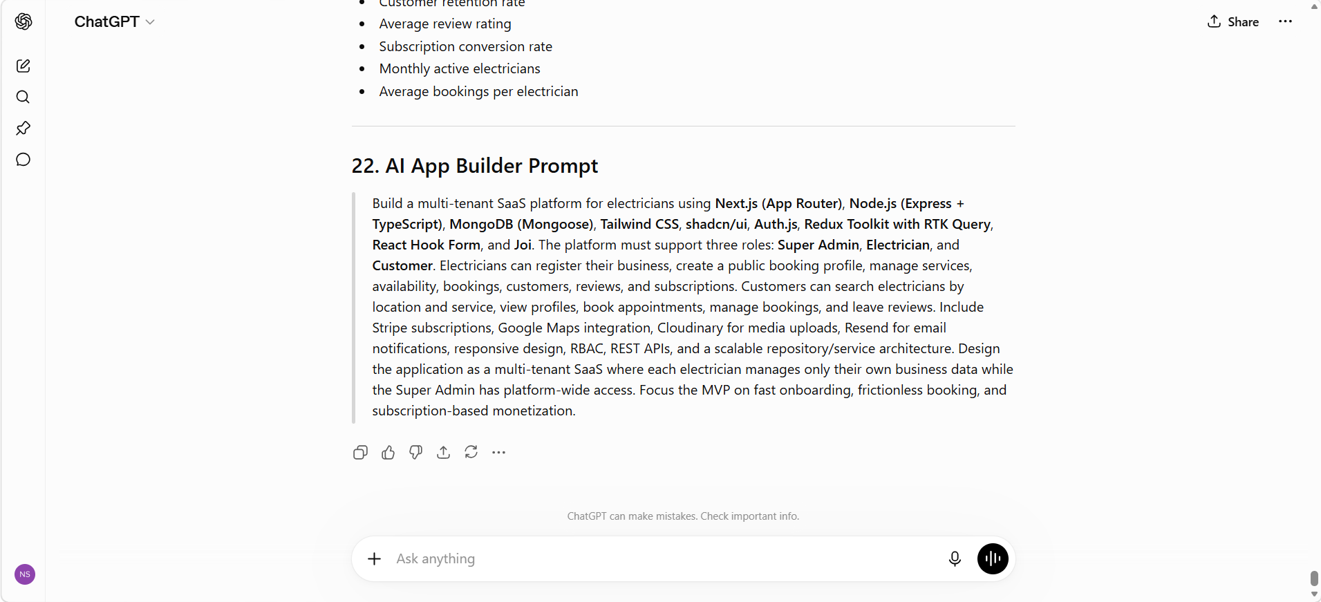 Building SaaS Products Using AI